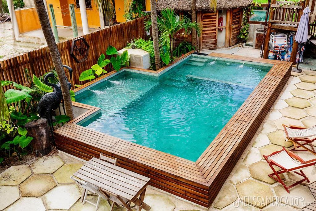 Ah Muzenkab Hotel El Cuyo Ngoại thất bức ảnh